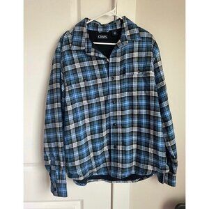 Mens Plaid Jacket Shacket